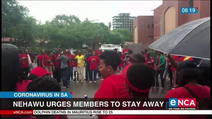 NEHAWU urges members to stay home
