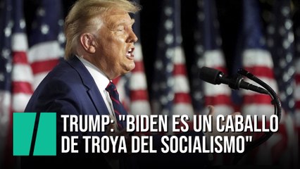 Trump: "Biden es el caballo de Troya del socialismo"