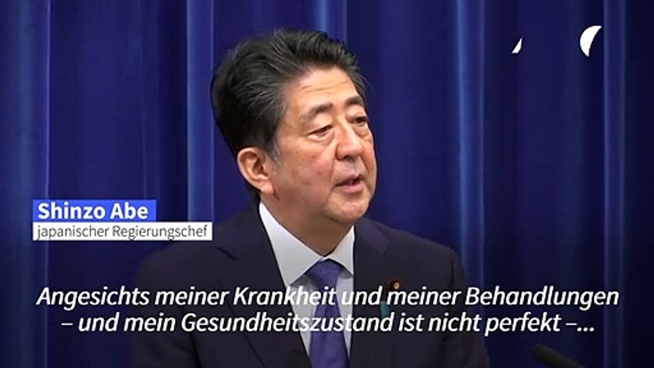 Japans Regierungschef kündigt Rücktritt an