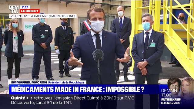 Emmanuel Macron: Cette année, pour la première fois en 12 ans, on a créé des emplois industriels en France