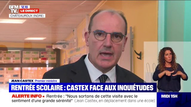 Jean Castex: Les enfants sont accueillis dans d'excellentes conditions