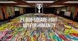21, 000 square feet art for humanity