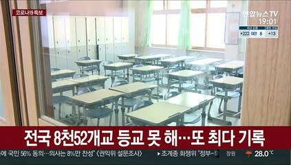 전국 8천52개교 등교 못 해…또 최다 기록