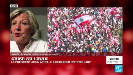 Agnès Levallois : "On n'est absolument pas dans la rupture demandée par les libanais"