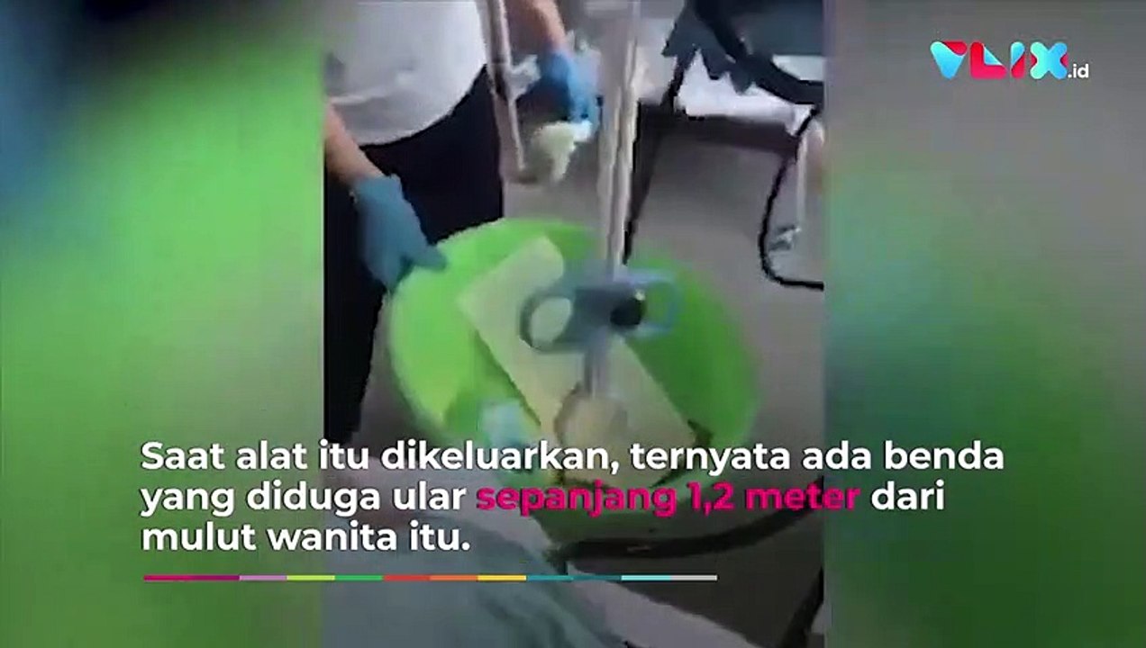 Dokter Sampai Jijik! Ular 1,2 Meter Masuk Mulut...