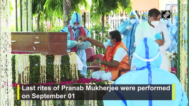 Last rites of former president Pranab Mukherjee held at Lodhi Crematorium