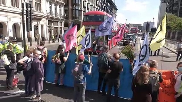 Extinction Rebellion block roads in Central London as ‘uprising’ begins