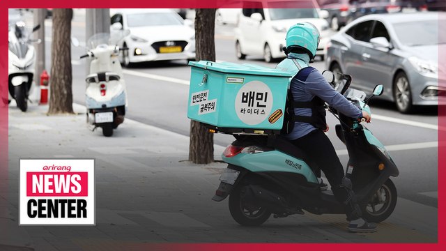 Monthly spending via mobile food delivery apps increases in S. Korea amid COVID-19