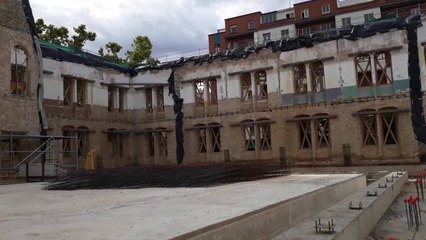 Obras en el IES Sagasta de Logroño