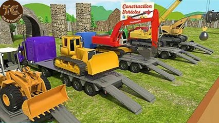 Construction Vehicles Show for Kids  Uses of Roadheader & Other Trucks for Children