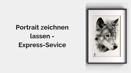 Portrait malen lassen Sketchus Portrait - Aus Liebe zu Tier und Familie
