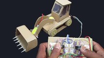DIY Cardboard Bulldozer | Remote Control Bulldozer | How to Make JCB Bulldozer At Home | Cardboard Crafts Ideas