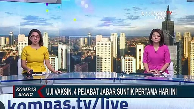 4 Pejabat Jawa Barat Disuntik Uji Vaksin Corona