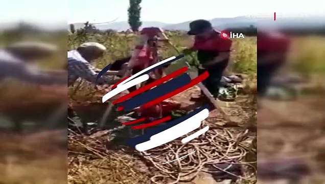 Kuyuya düşen keçiyi itfaiye ekipleri kurtardı