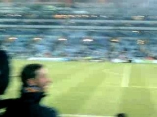 Tribunes avant match