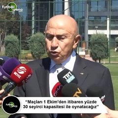 Nihat Özdemir: "Maçları 1 Ekim'den itibaren yüzde 30 seyirci kapasitesi ile oynatacağız"