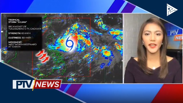 PTV INFO WEATHER: Bagyong #JulianPh, nakaaapekto sa ilang bahagi ng bansa