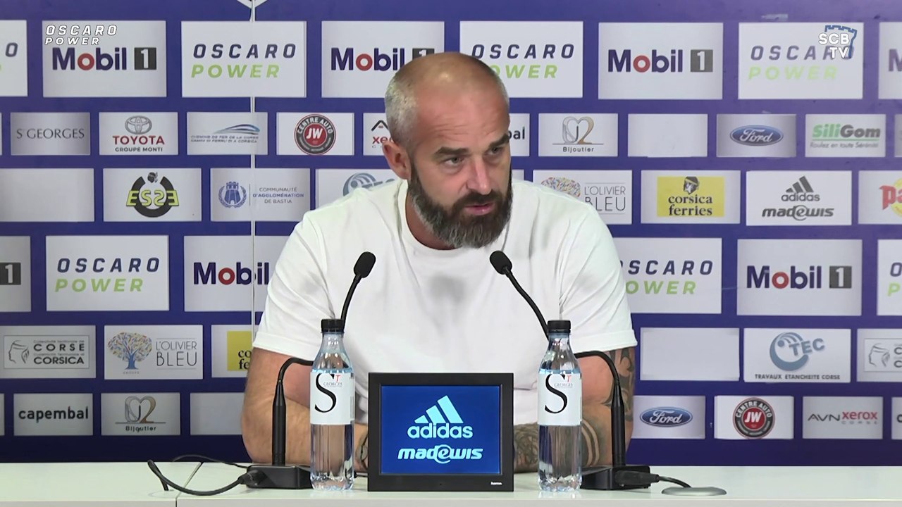 FC Bastia-Borgo - SC Bastia : Conférence de presse d'avant-match de M. Chabert