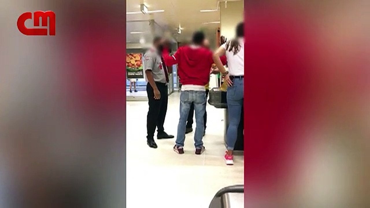 Homem  Ameaça E Agride  Segurança Do Pingo Doce Por Ser Obrigado A Usar Máscara