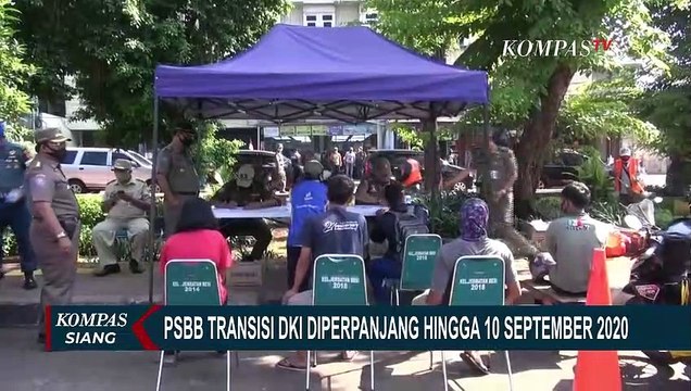 PSBB Transisi Jakarta Diperpanjang Hingga 10 September 2020