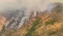 Incendio Forestal en en el Collado de las Yeguas, en Jerte