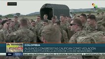 Colombia: 69 senadores dan aval al despliegue de militares de EEUU
