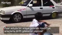 Kütahya’da fuar alanında şaşkına çeviren görüntüler