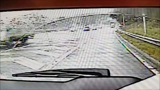 M62 driver swears at police officer after driving in closed lane of motorway