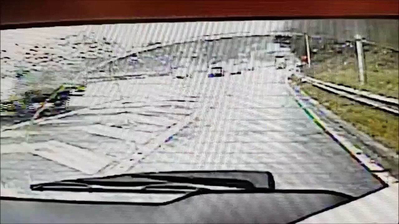 M62 driver swears at police officer after driving in closed lane of motorway