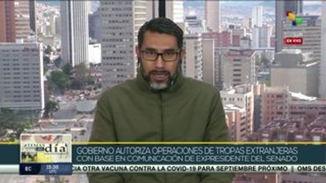Gobierno colombiano autoriza operaciones de tropas extranjeras