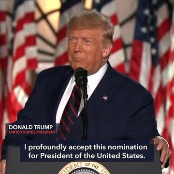 Trump accepts Republican nomination for second term