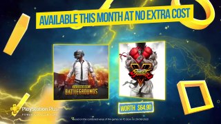 PS Plus September 2020 - PlayerUnknown's Battlegrounds & Street Fighter V - PS4
