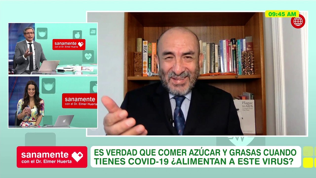 ¿Consumir azúcar y grasas alimentan al Covid-19? | Sanamente con el Doctor Elmer Huerta (HOY)