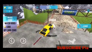 Car Crush Driving Stunts Tracks :: New Car Crush Games Android Gamplay #Gaming video #Dailymotion