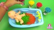 Baby Doll Bath Time & Surprise Toys Egg - Learn Colors - Toyz collector_3