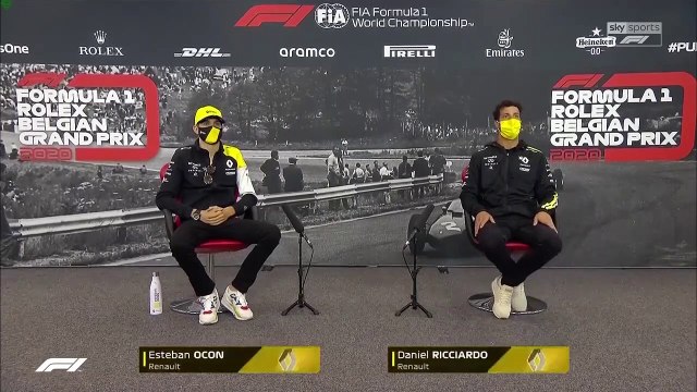 F1 2020 Belgium GP - Thursday (Drivers) Press Conference - Renault