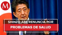 Primer ministro de Japón, Shinzo Abe, renuncia al cargo por problemas de salud