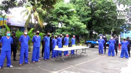 Policía de Chinandega informa sobre la captura de 11 delincuentes