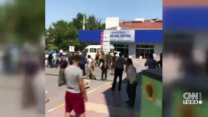 Denizli'de bıçaklı sopalı kavga