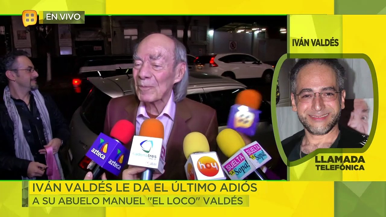 Iván Valdés relata cómo fueron los últimos días de su abuelo, 'El Loco' Valdés. | Ventaneando