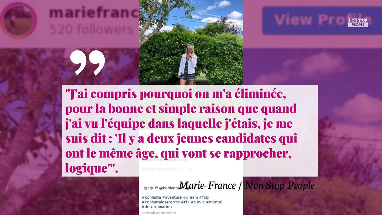 Koh-Lanta, les 4 Terres : pourquoi Marie-France juge son élimination injustifiée (Exclu)