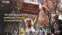 Kamala Harris assails Donald Trump's 'reckless disregard' for American people