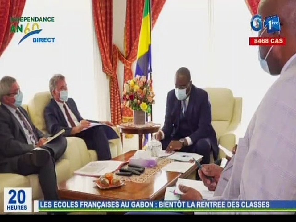 RTG / Audience entre l’ambassadeur de France au Gabon et le Ministre de l’éducation