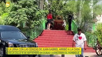 Mónica Castañeda desde Ciudad Juárez en el cuarto aniversario luctuoso de Juan Gabriel.|Ventaneando