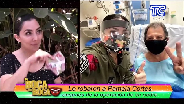 Pamela Cortés, víctima de la delincuencia después de la operación de su padre