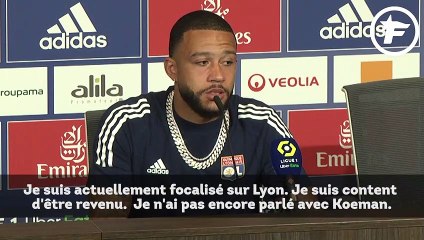 OL : Memphis Depay entrouvre la porte à un départ