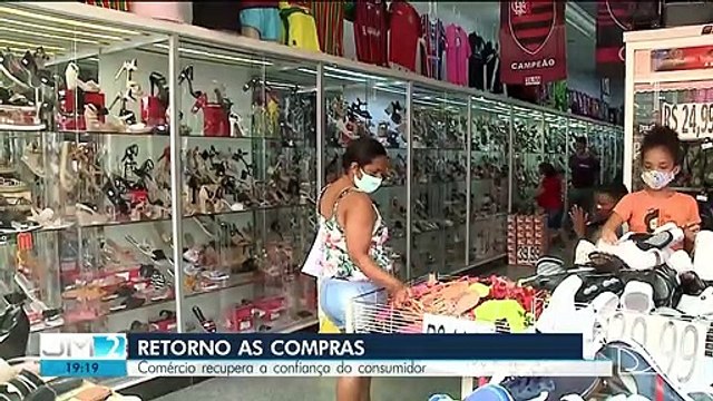 Após meses de prejuízos, comércio de São Luís MA começa a dar sinais de recuperação.