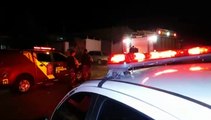 Corcel pega fogo em garagem de residência na Rua Tamoios