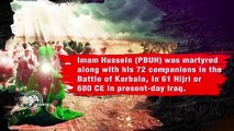 Imam Hussein, martyred of justice