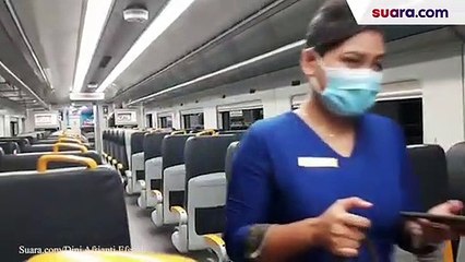Pertama Kali Menjajal Kereta Api Bandara Saat New Normal